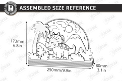 Kids Night Light Stand Laser Cut | 3D Bedroom Table Lamp SVG Product Image 2