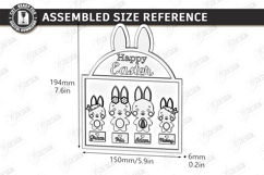 Family Easter Signs Laser Cut Bundle | Our Peeps Bunny SVG Product Image 20