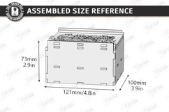 Cheese Markers with Storage Box Laser Cut Kit | Laser Files Product Image 5