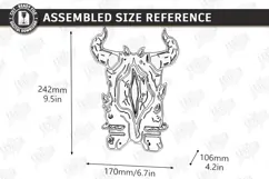 Dragon Phone Stand Laser Cut | Fantasy Phone Holder | CNC Product Image 2