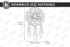Wooden Dream Catcher Laser Cut Bundle | Boho Wall Hanging Product Image 13