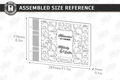 Wedding Guest Book Laser Cut | Personalized Photo Album SVG Product Image 2