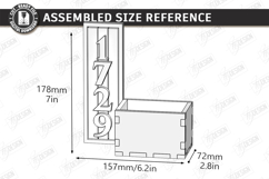 Modern House Number Signs Laser Cut Bundle | Address Plaque Product Image 14