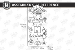 3D Baby Wall Sign Laser Cut Bundle | Newborn | Layered SVG Product Image 13