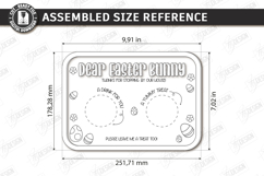 Easter Bunny Treat Trays Laser Cut Bundle | Serving Tray SVG Product Image 13
