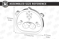 Animal Money Box Laser Cut|Cute Animals|Piggy Bank|Coin Box Product Image 2