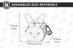 Personalised Easter Egg Bunny Baskets Laser Cut Bundle | CNC Product Image 23