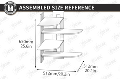 Corner Shelf Laser Cut Bundle | Wall Shelf | Home Decor SVG Product Image 18