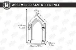 3D Layered Wooden Prayer Shrine Laser Cut | Display Stand Product Image 2