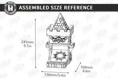 Dice Tower Laser Cut Bundle | Tabletop Gaming Castle | CNC Product Image 13