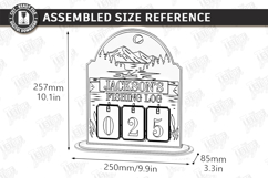 Fishing Log Trackers Laser Cut Bundle | Father's Day Gift Product Image 18