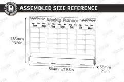 Acrylic Planner Laser Cut | Family Calendar | Wall Decor SVG Product Image 2