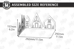 Wooden Corner Key Holder Rack Laser Cut Bundle | Wall Decor Product Image 14