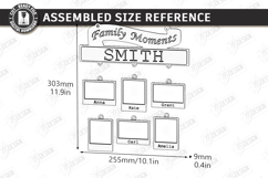 Personalized Family Wall Signs Laser Cut | Wall Decor | CNC Product Image 13