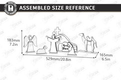 Easter Resurrection Scene Laser Cut Bundle | Holy Week SVG Product Image 8