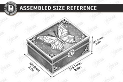 Mystical Box Laser Cut | Gothic Design | Hidden Key Box |CNC Product Image 2