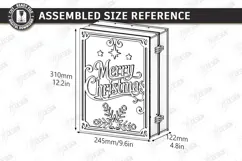 Wooden Christmas Advent Calendar Laser Cut | Layered Holiday Product Image 2