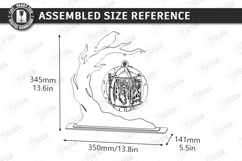 Halloween Hand Lantern Laser Cut | Halloween Hanging Lantern Product Image 2