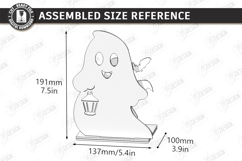 Halloween Candle Holder Laser Cut | 3D Spooky Shadow Lantern Product Image 2