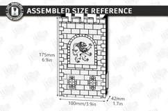 RPG Magnet Dice Tower Laser Cut Bundle | Dragon and Castle Product Image 8