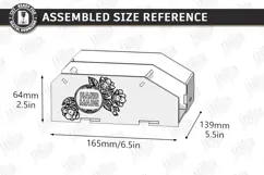 Wooden Glue Gun Holder Laser Cut | Hot Glue Gun Stand | CNC Product Image 2