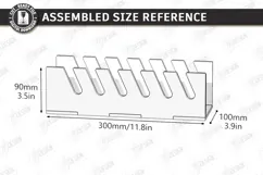 Cap Rack Laser Cut | Wooden Cap Storage | Hat Holder Laser Product Image 2