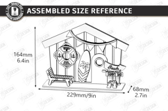 Miniature House Entrance Laser Cut Bundle | 3D Home Decor Product Image 13