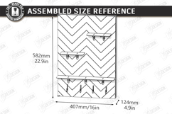 Electricity Meter Box Cover Laser Cut | Wall Decor | Pattern Product Image 2