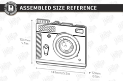 Retro Camera Photo Frame Laser Cut | Vintage Polaroid Style Product Image 3