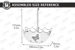 Umbrella Flower Box Laser Cut Bundle| Bridal Shower Gift Box Product Image 13