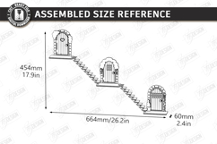 Miniature Wall Fairy Door Laser Cut Bundle | 3D Magic Door Product Image 14