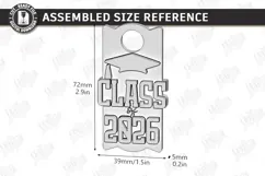 Graduation Stanley Topper Laser Cut | 3D Laser Cut Files Product Image 2