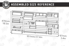 Wall Tool Organizer Laser Cut | Modular Tool Holder SVG |CNC Product Image 2
