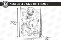 Kids Wooden Balance Toy Laser Cut | Interactive Games SVG Product Image 3