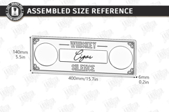 Whiskey and Cigar Holder Laser Cut Bundle | Serving Tray SVG Product Image 4