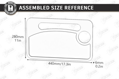 Car Steering Wheel Tray Laser Cut | Auto Laptop Desk | CNC Product Image 2