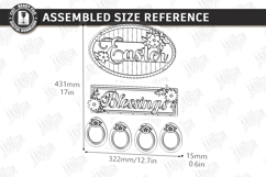 Easter Door Hangers Laser Cut Bundle | Easter Basket Planter Product Image 17