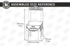 Mini Chair Planter Laser Cut | Succulent Flower Pot | Garden Product Image 2