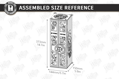 Whiskey Gift Box Laser Cut | Whiskey Vintage Box | Men's SVG Product Image 2