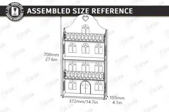 Dollhouse Shef Laser Cut | Kids Laser | Nursery SVG | House Product Image 2