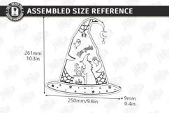 Witch Wall Decor Laser Cut | Halloween Laser | Witch Signs Product Image 2