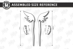 Wooden Hair Sticks and Pins Laser Cut Bundle | Accessories Product Image 12