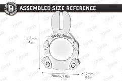 My First Easter Photo Frame Laser Cut | Baby Photo Frame SVG Product Image 2