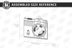 Camera Photo Frame Laser Cut Bundle | Vintage Polaroid Style Product Image 16