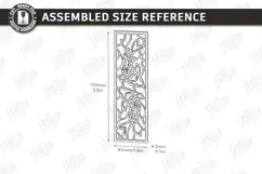 Stained Glass Bookmark Laser Cut | Faux Stained Glass Window Product Image 2