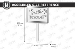 Teacher Plant Stake Laser Cut | Garden Sign | School Signs Product Image 2