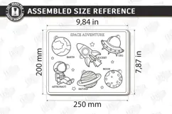 Wooden Kids Puzzle Laser Cut | Kids Laser | Space Adventure Product Image 2