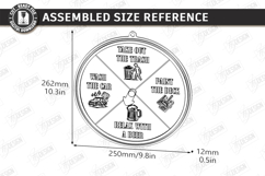 Dad Chore Wheel Laser Cut Bundle | Chore and Beer Reward Product Image 7