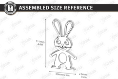 Animal Clothespin Puppets Laser Cut | Moving Mouth Toy SVG Product Image 2