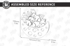 Balance Game Laser Cut|Balancing Stacking Toy|Board Game SVG Product Image 2